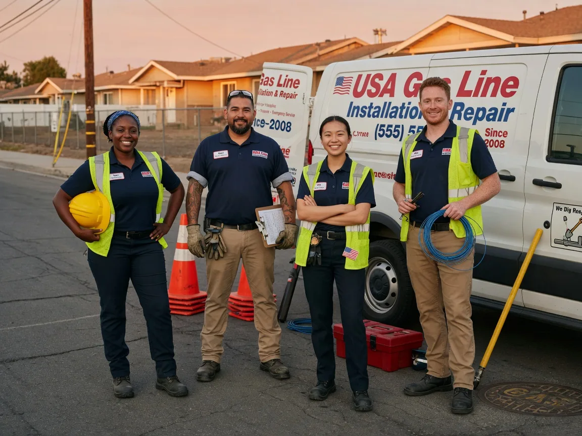Gas Line Installation company in Ashmore, IL